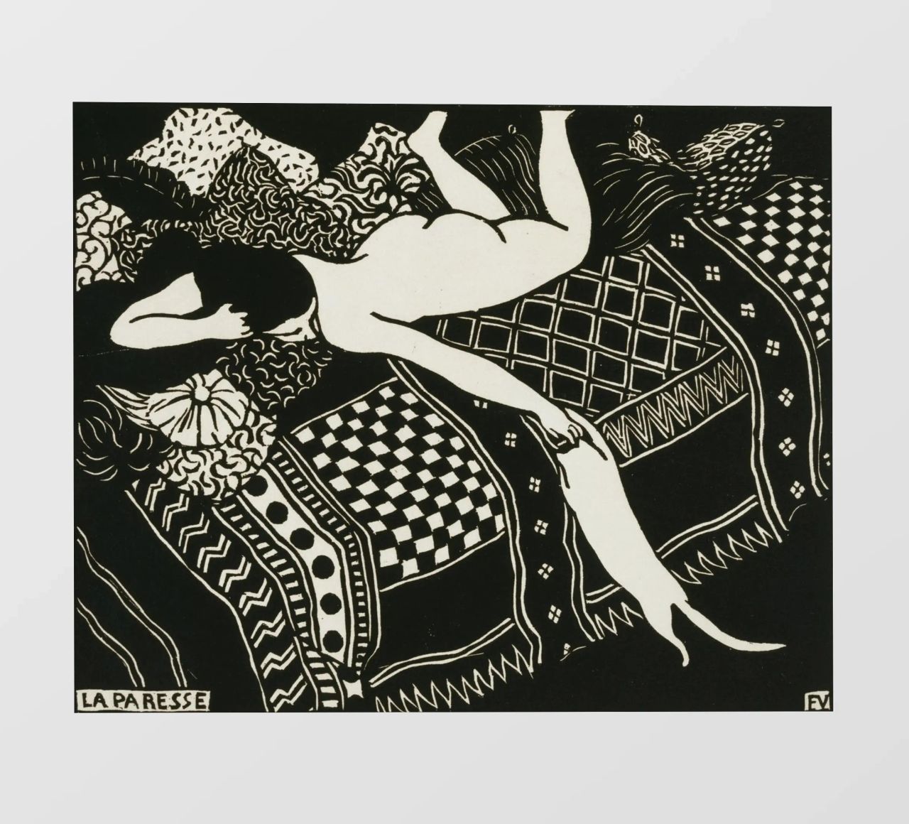 Felix Vallotton - Pigrizia pellicola backlit da Timeless Artworks