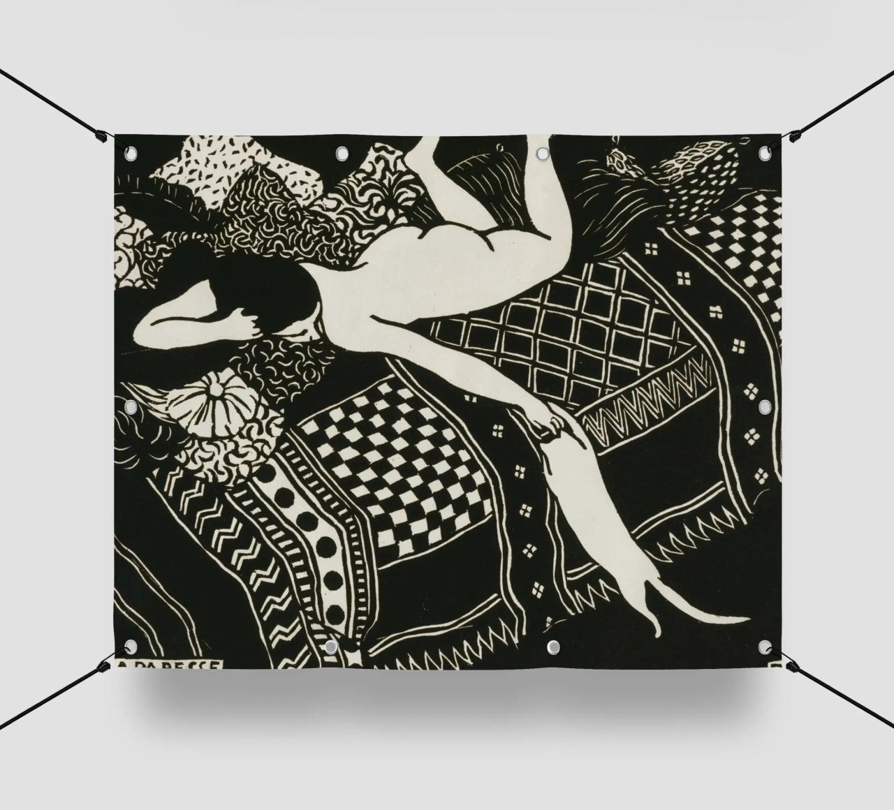 Felix Vallotton - Pigrizia telo in pvc da Timeless Artworks