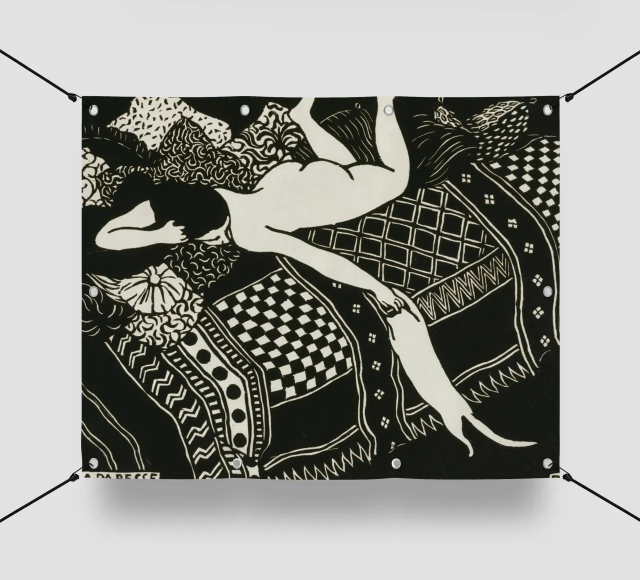 Felix Vallotton - Pigrizia telo in pvc da Timeless Artworks