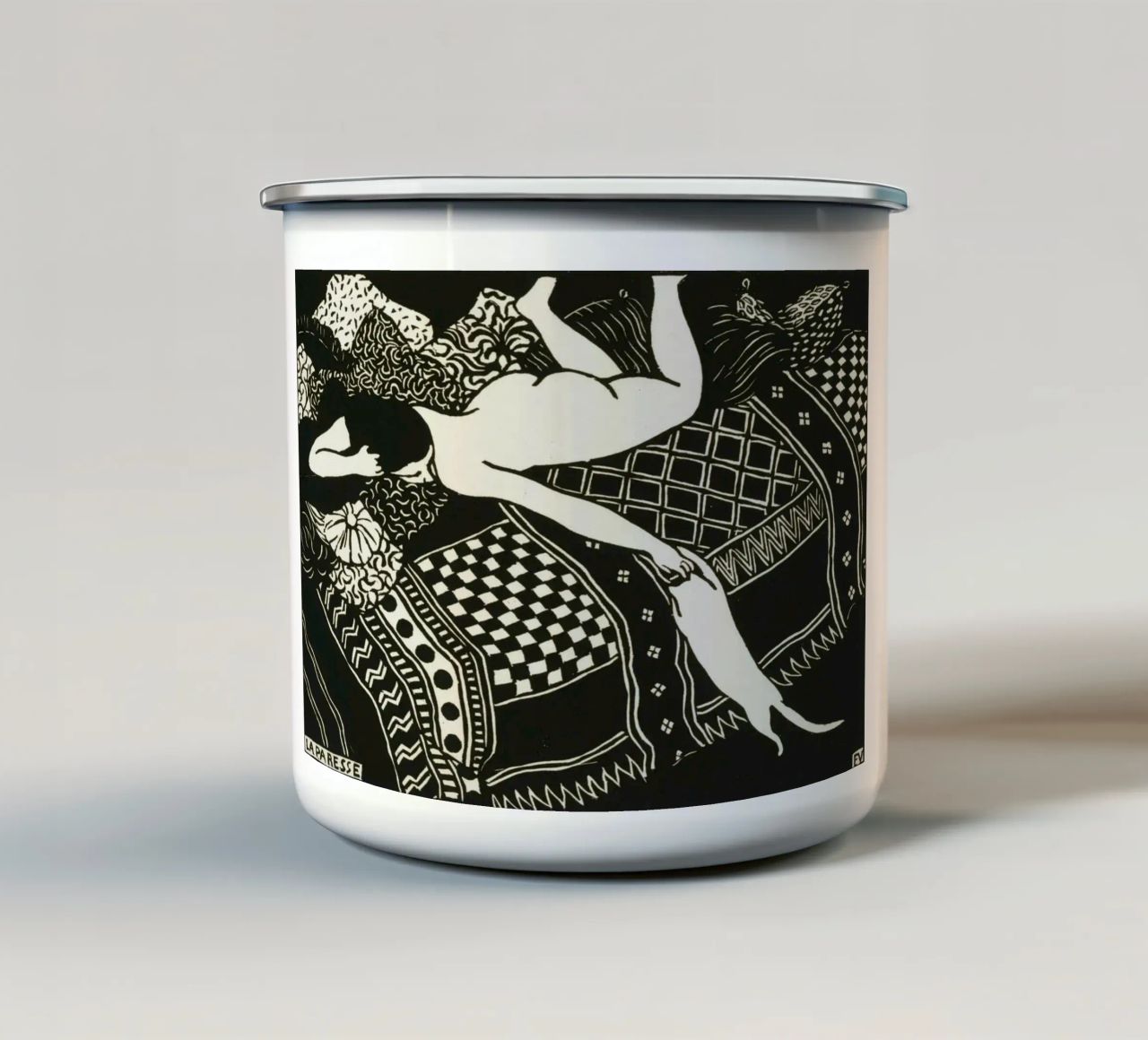 Felix Vallotton - Pigrizia tazza in smalto da Timeless Artworks