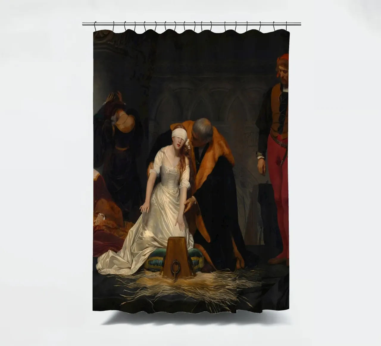 Paul Delaroche - L'esecuzione di Lady Jane Grey tenda da doccia da William Store