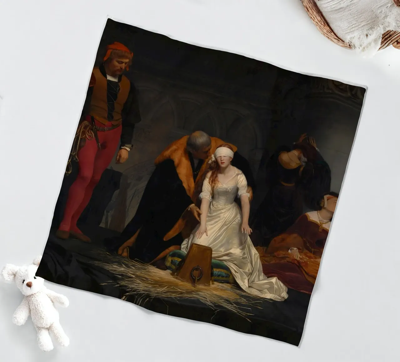 Paul Delaroche - L'esecuzione di Lady Jane Grey coperta in pile da William Store