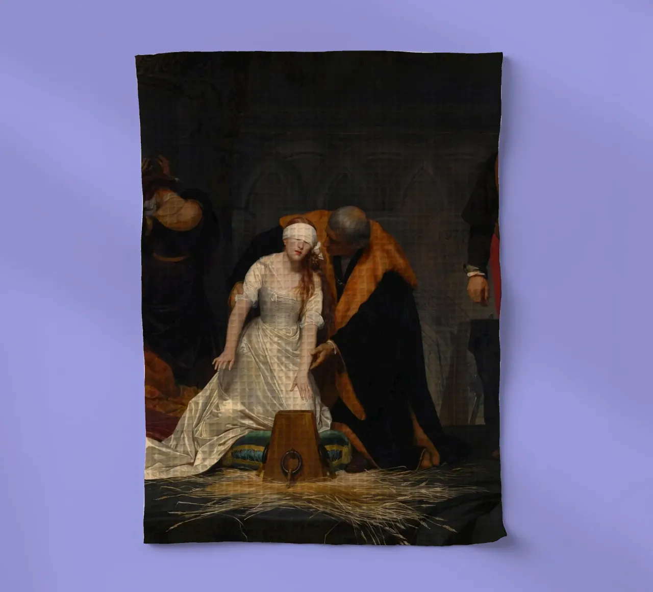 Paul Delaroche - L'exécution de Lady Jane Grey torchon de William Store