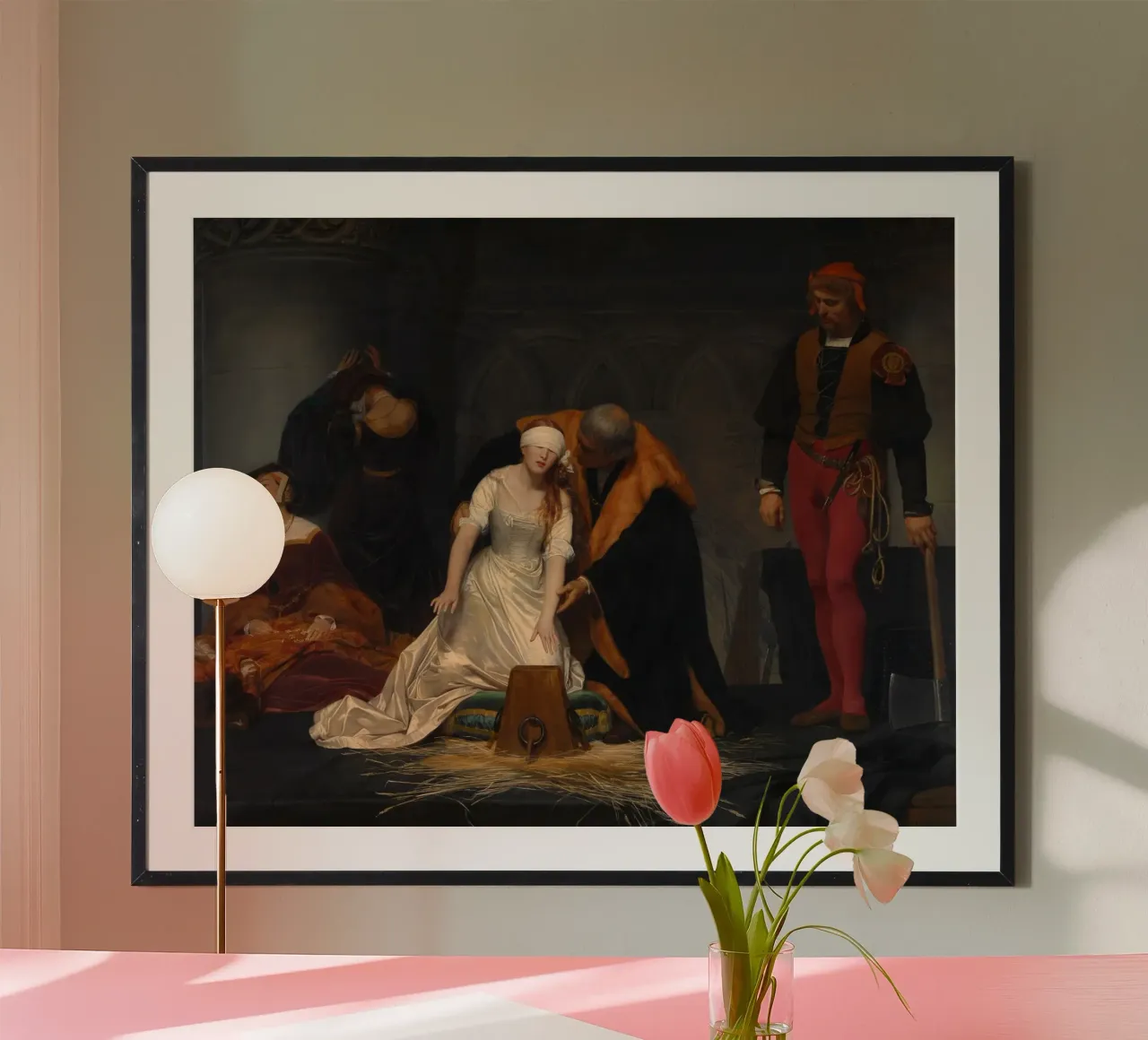 Paul Delaroche - The Execution of Lady Jane Grey poster by William Store