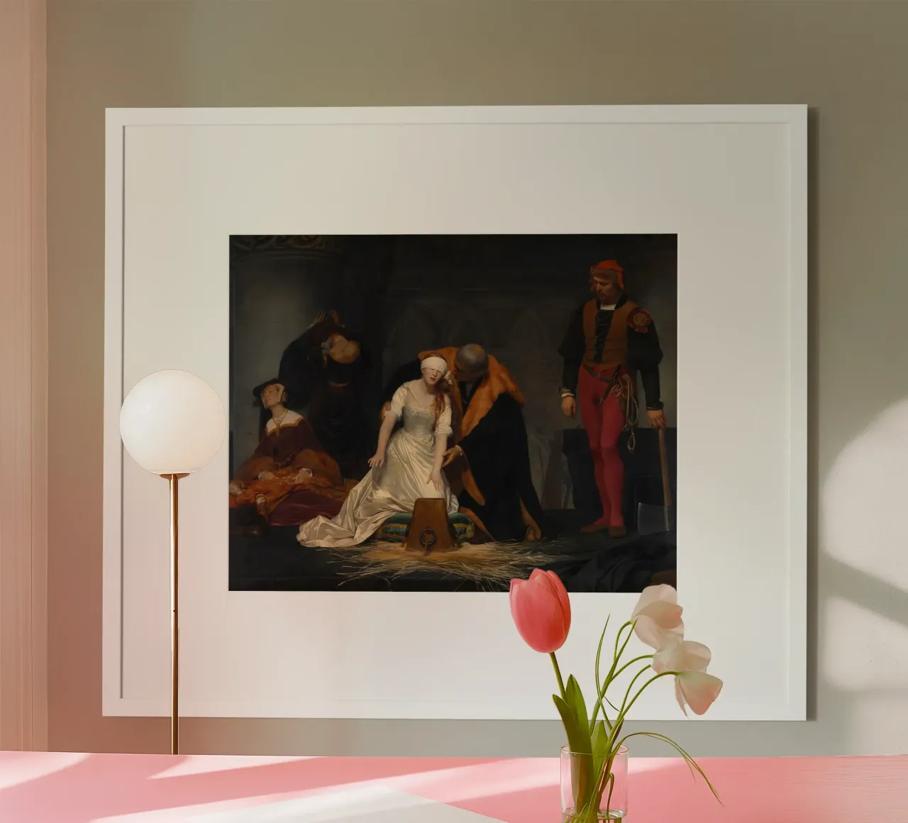 Paul Delaroche - The Execution of Lady Jane Grey poster by William Store