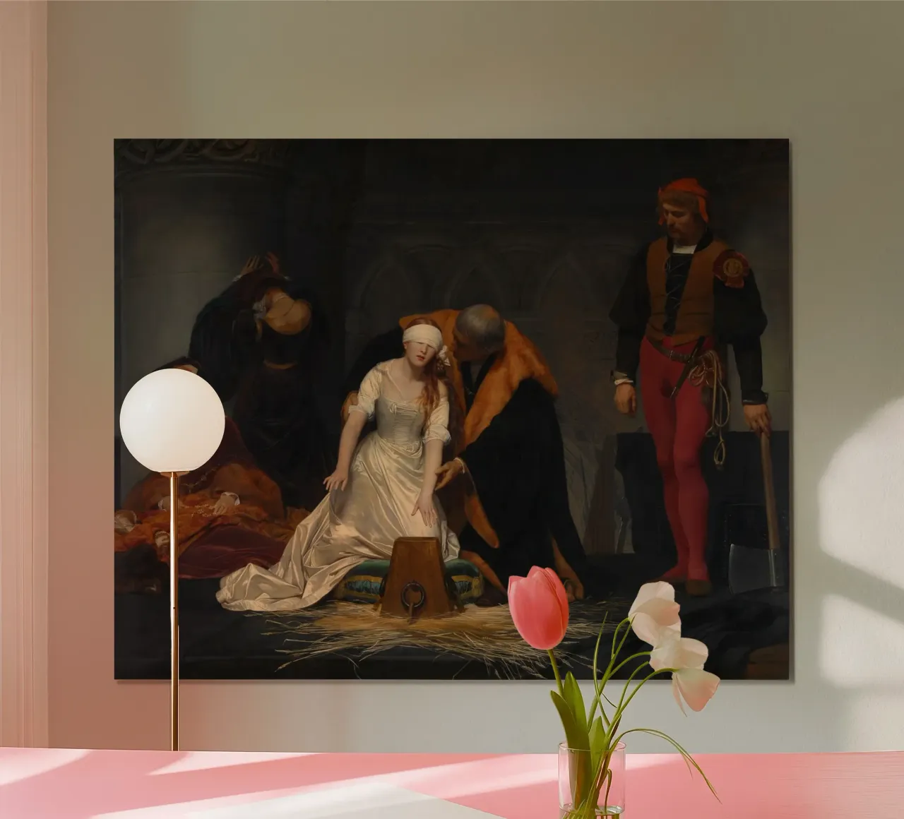 Paul Delaroche - The Execution of Lady Jane Grey poster by William Store