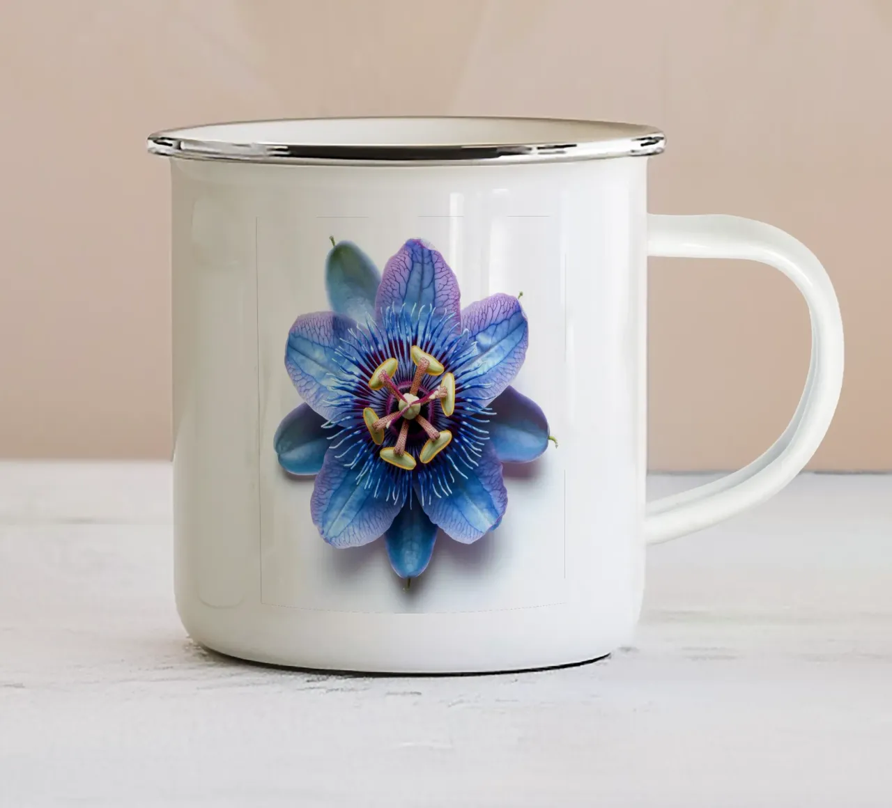Passiflora 4 tazza in smalto da Bold Blooms