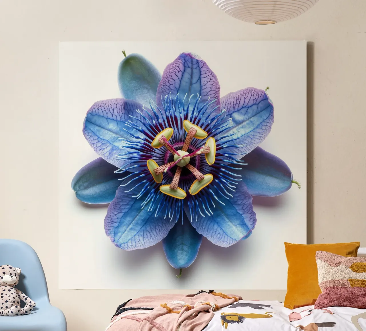 Passiflora 4 tela con Cornice a cassetta da Bold Blooms