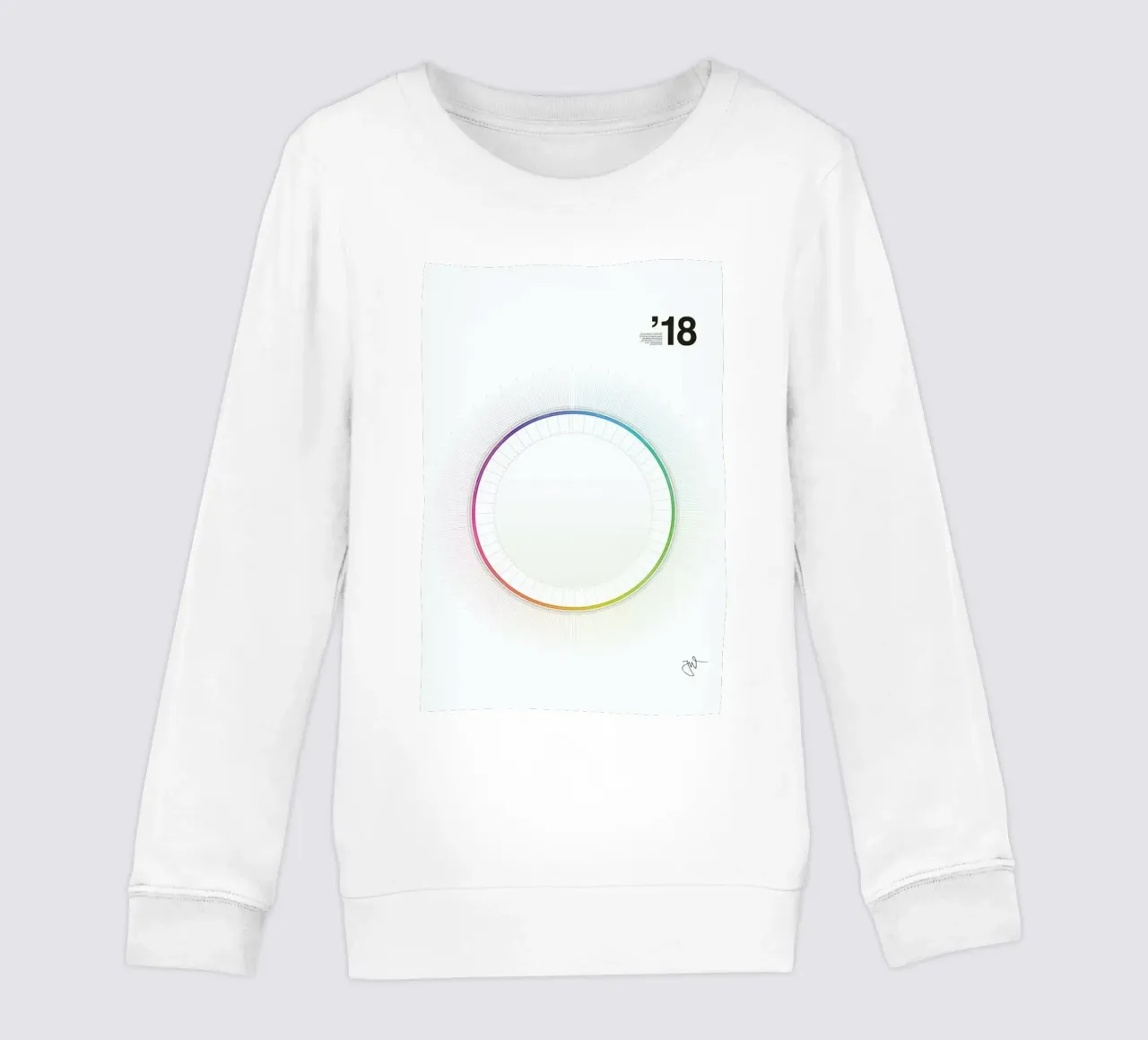 Circular Calendar 2018 felpa bambino da Jonas Wyssen