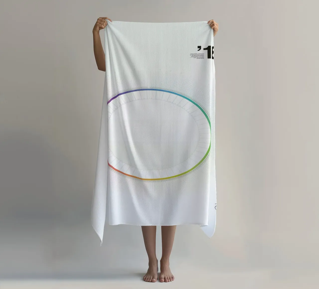 Circular Calendar 2018 telo mare da Jonas Wyssen