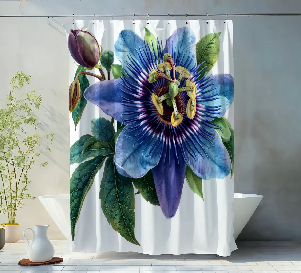 Passiflora 1 tenda da doccia da Bold Blooms