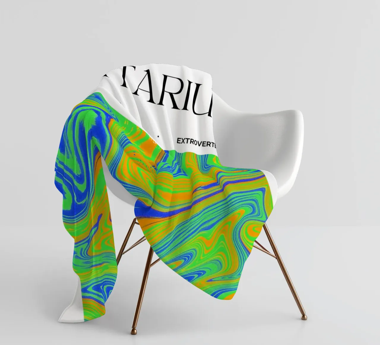 Sagittarius Zodiac Print – Abstract Art coperta in pile da PrintCessStudio