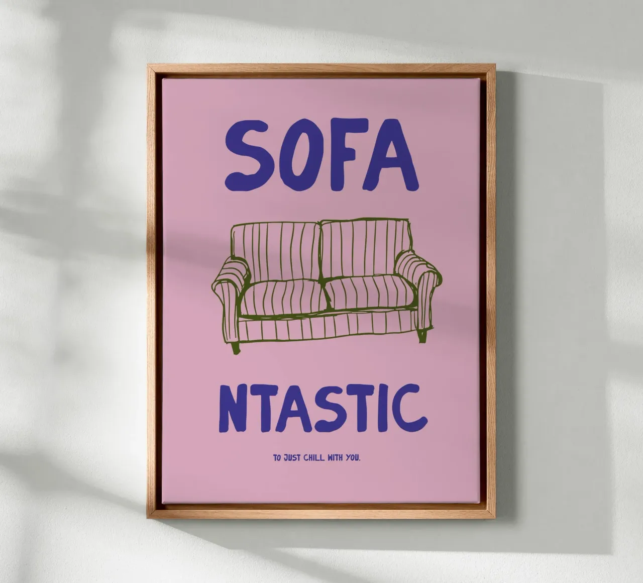 Sofa Ntastic tela con Cornice a cassetta da treechild
