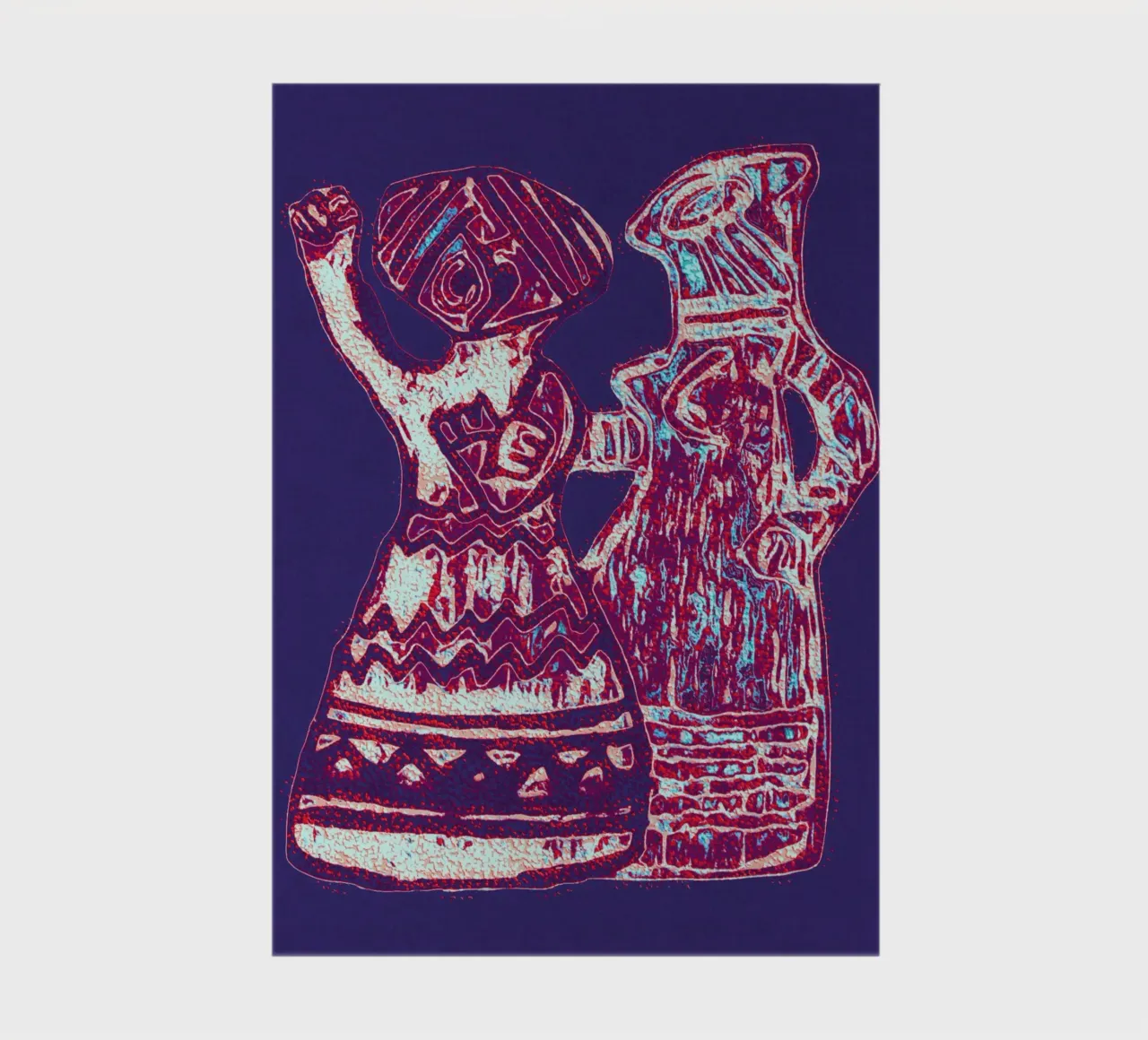 Solidarity Sistas notebook by goddess art