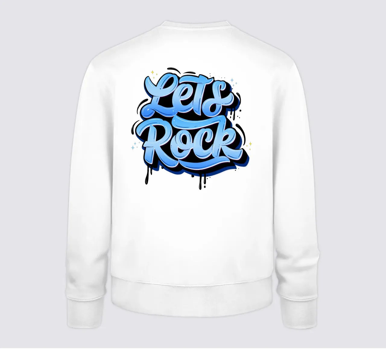 Let's Rock And Have a Good Time. Hand Lettering. Gute Vibes Sweatshirt von CalliLetters