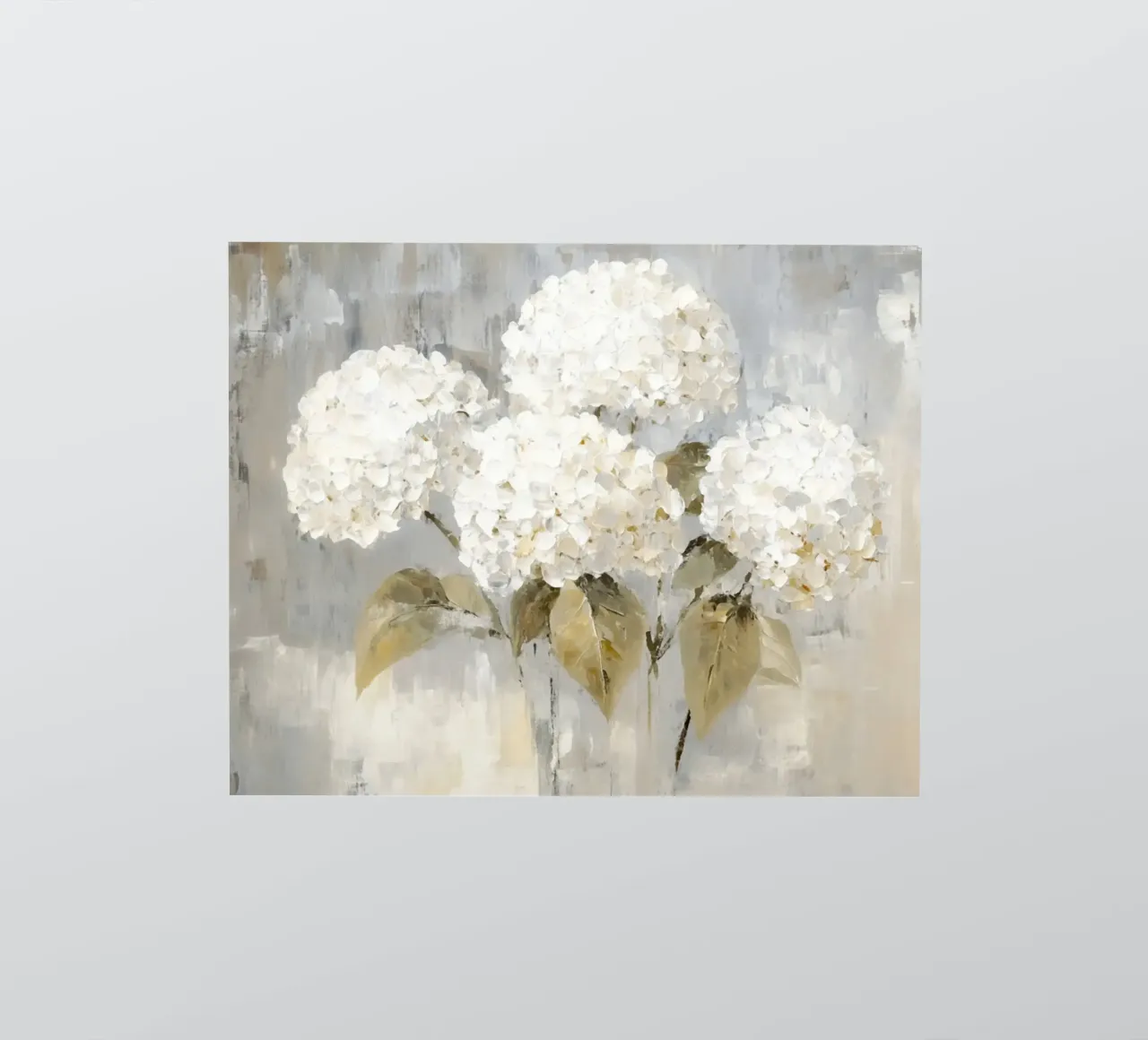 Soft White Hydrangea Hues sticker by Modern Muse