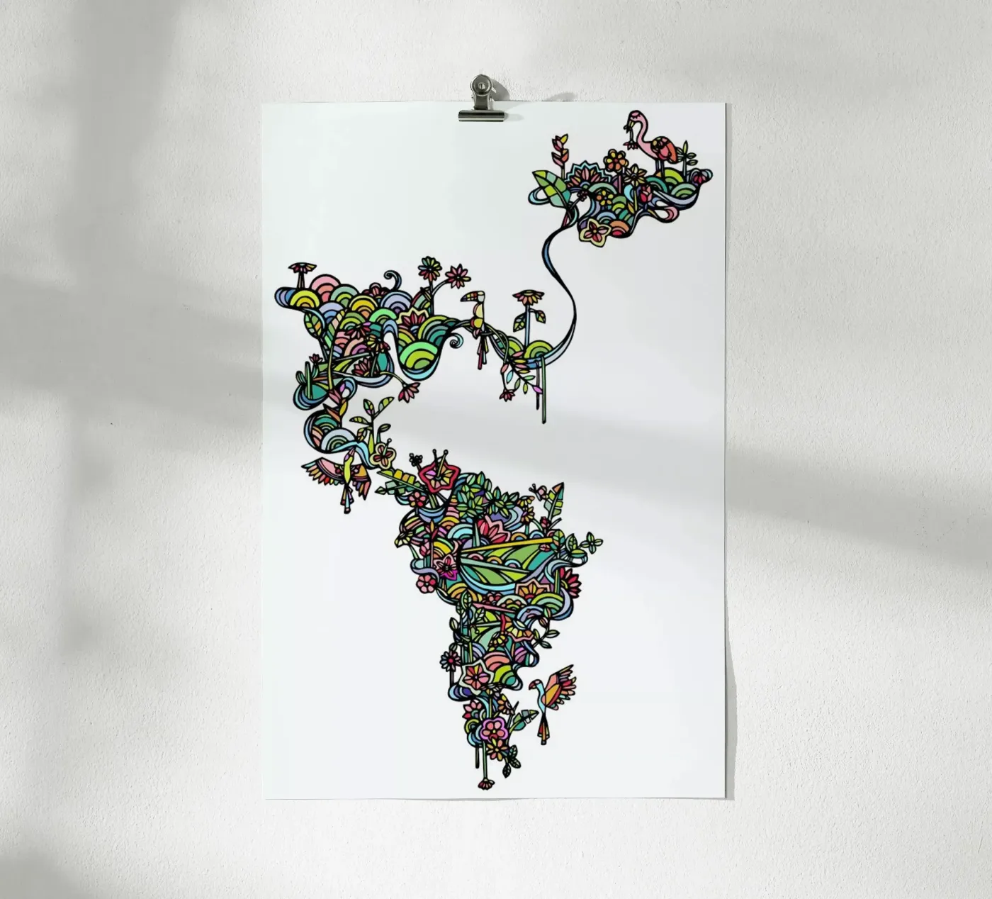 Tropical White poster da Ninhol