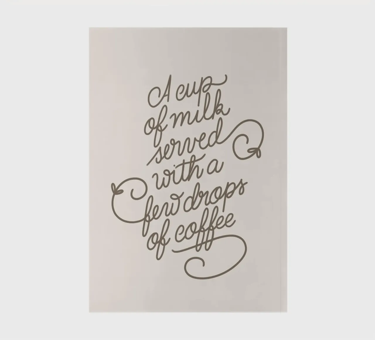 Latte Macchiato notebook by Magnific