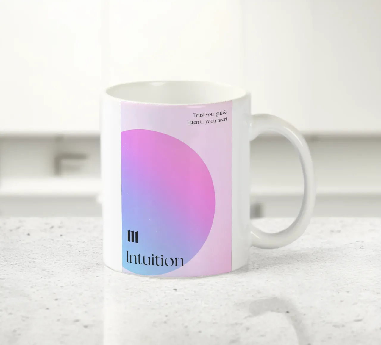 "Angel Number 111" – Intuition and Manifestation Print tazza in ceramica da PrintCessStudio