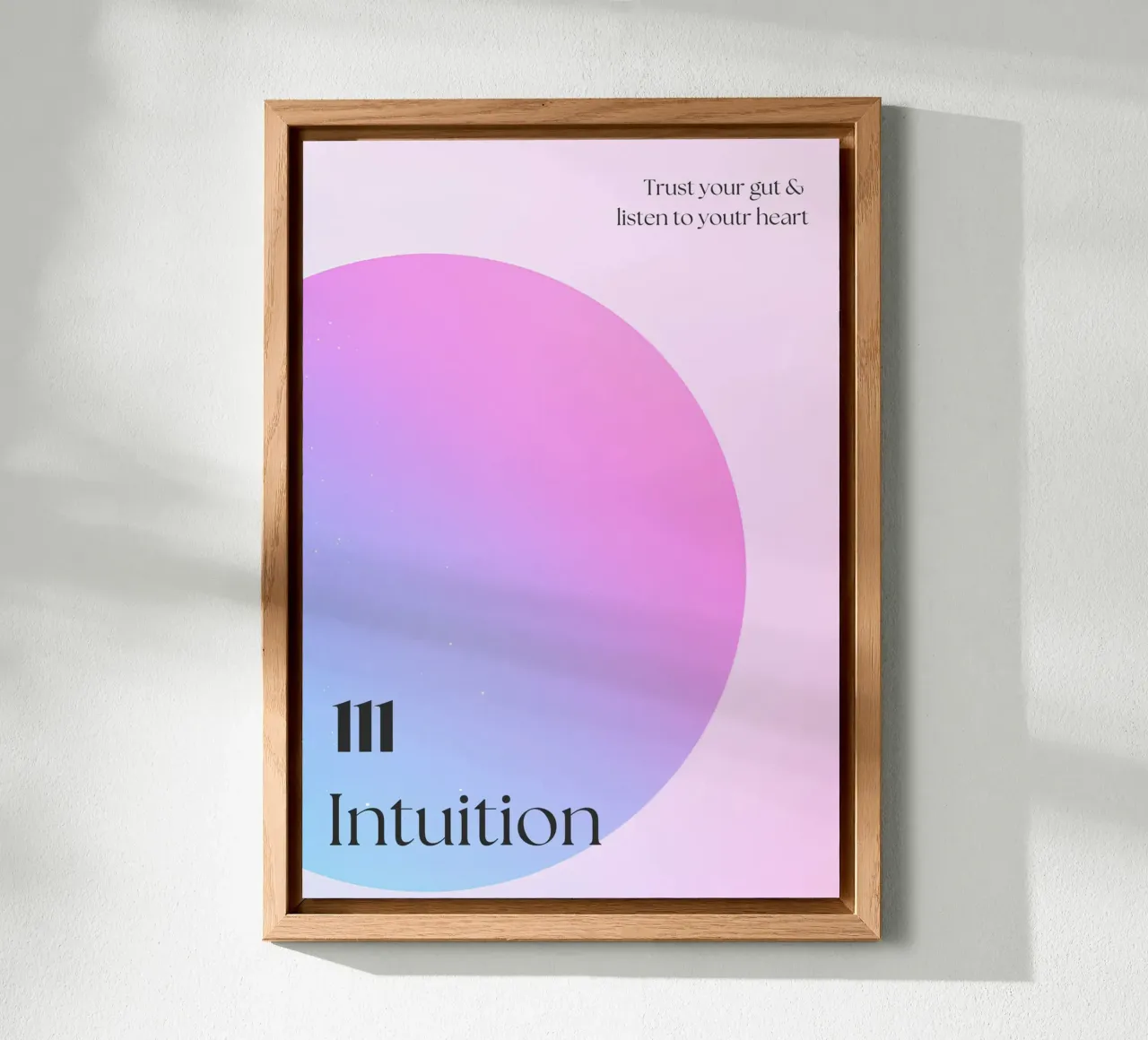 "Angel Number 111" – Intuition and Manifestation Print alluminio dibond da PrintCessStudio