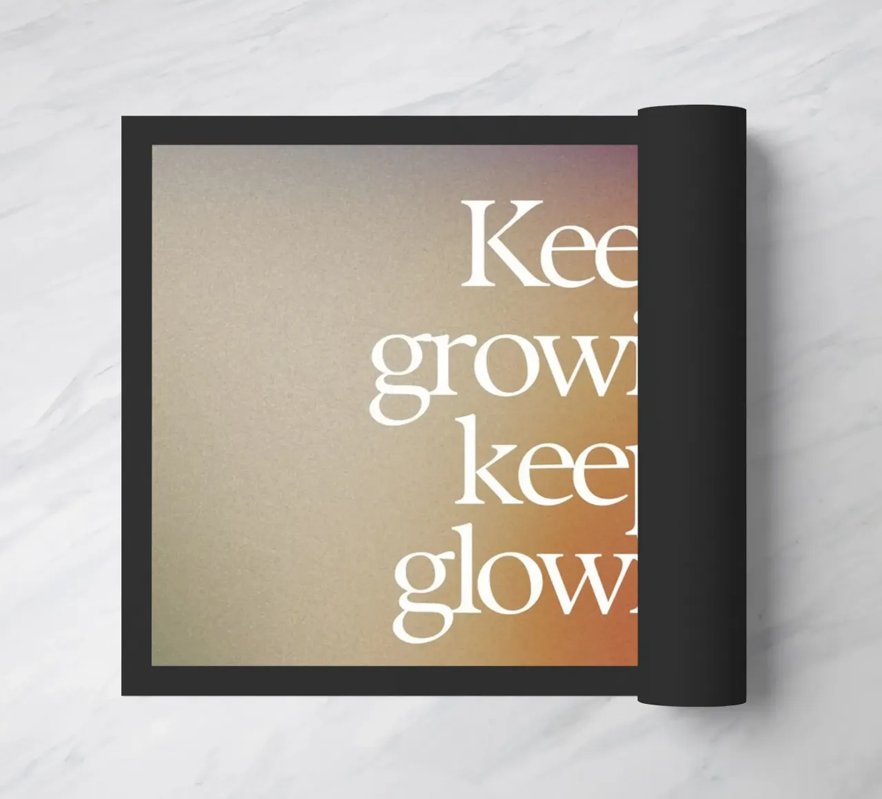 "Keep Growing, Keep Glowing" – Empowering & Uplifting Print zerbino da PrintCessStudio