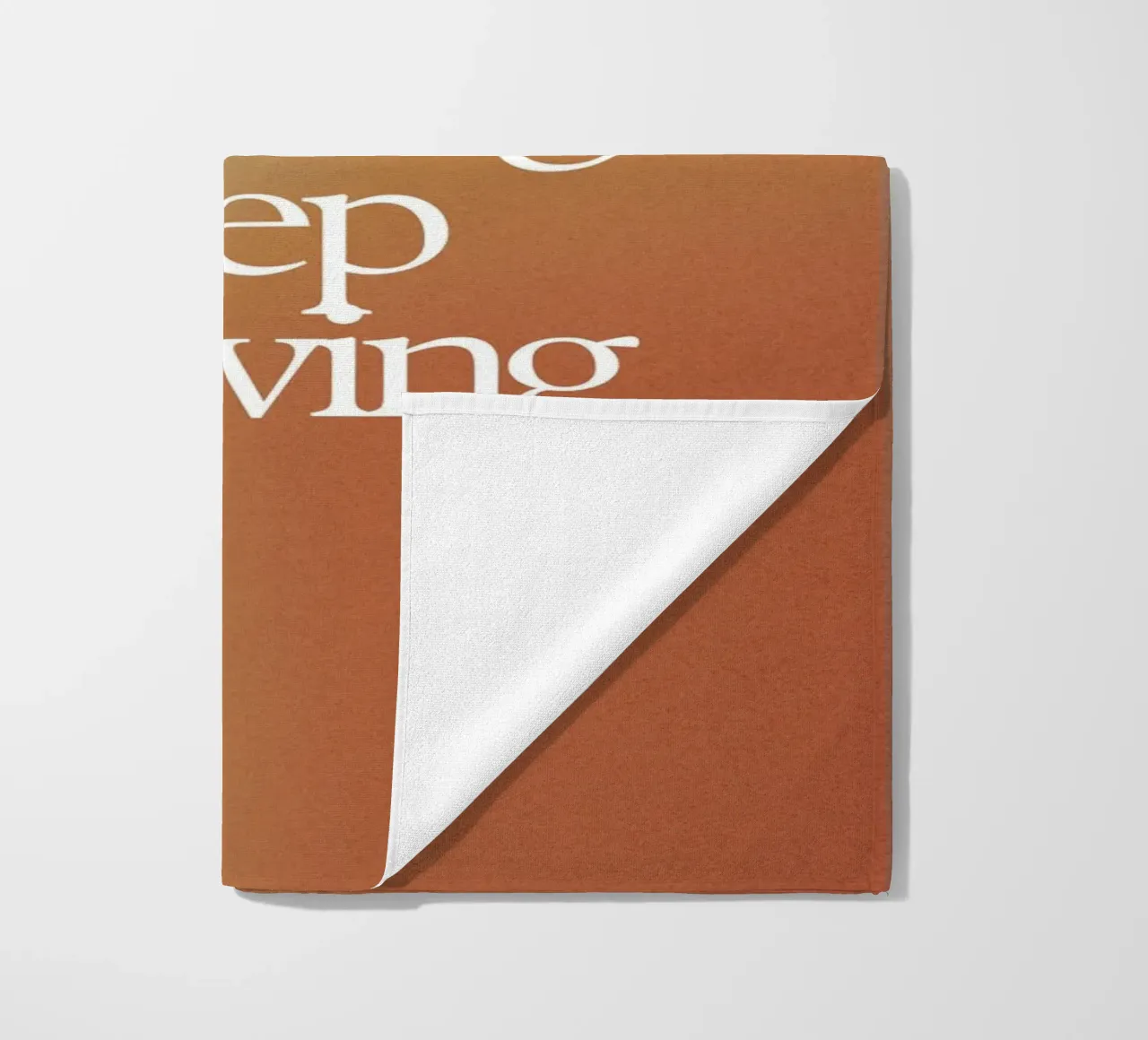 "Keep Growing, Keep Glowing" – Empowering & Uplifting Print telo mare da PrintCessStudio