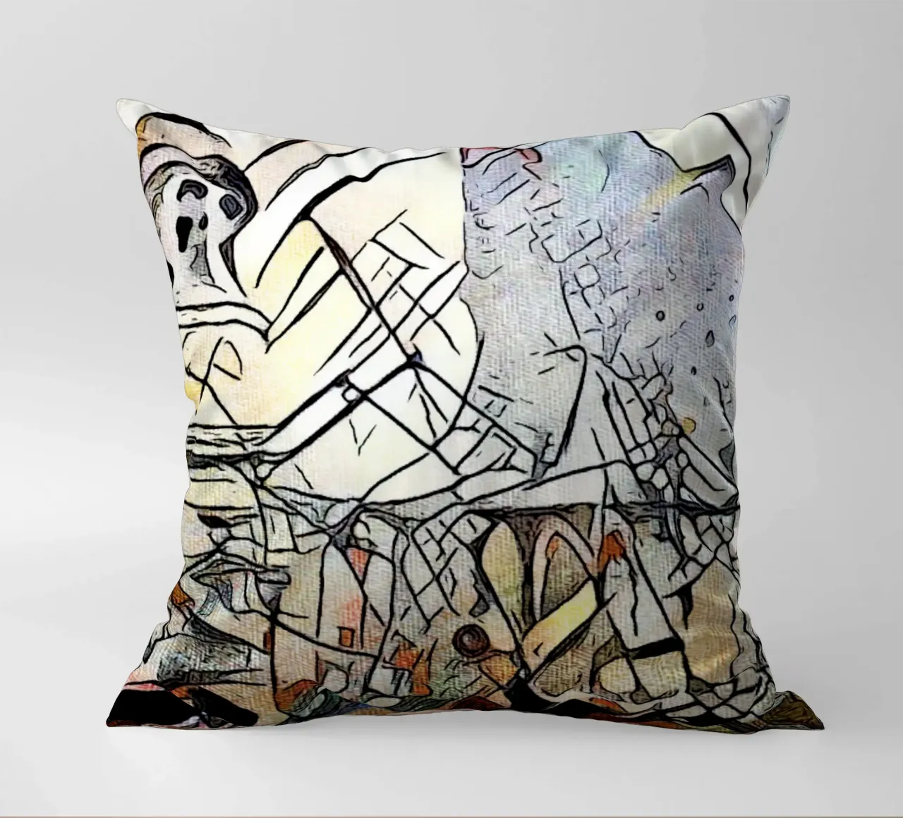 Kandinsky incontra Amburgo #17 cuscino da ZAMART