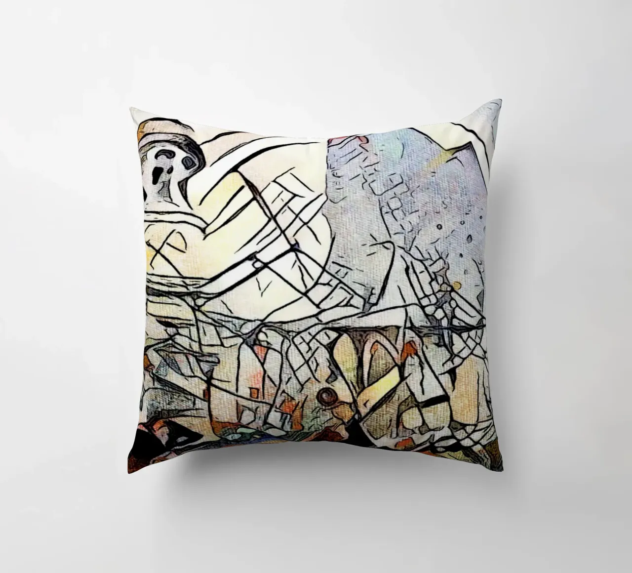 Kandinsky incontra Amburgo #17 cuscino da ZAMART