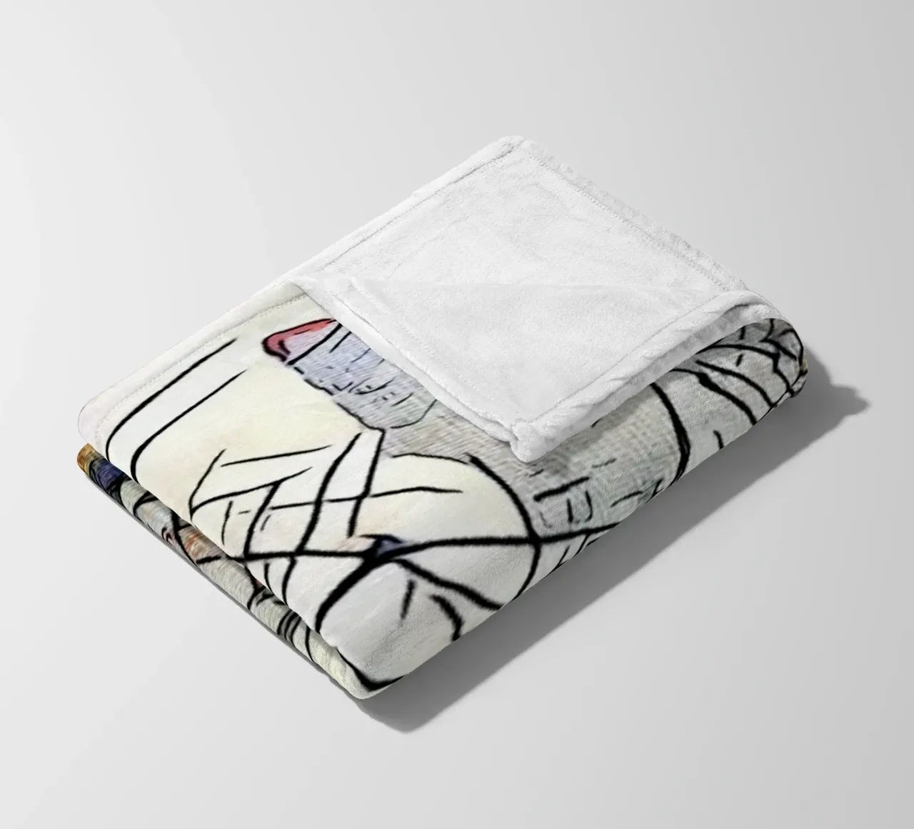 Kandinsky incontra Amburgo #17 coperta in pile da ZAMART