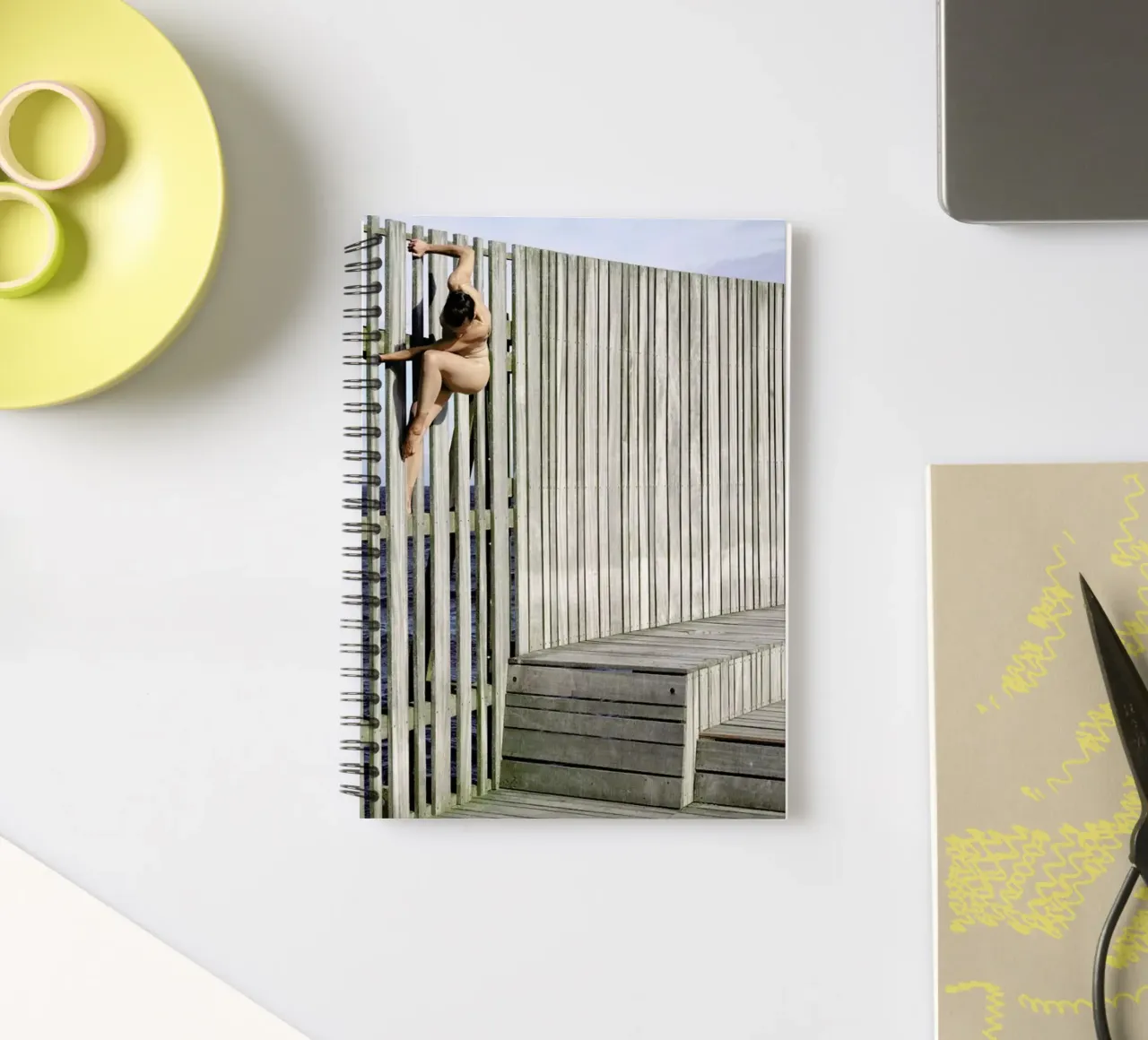 Copenhagen #1 spiral notebook by The Urban Yoga