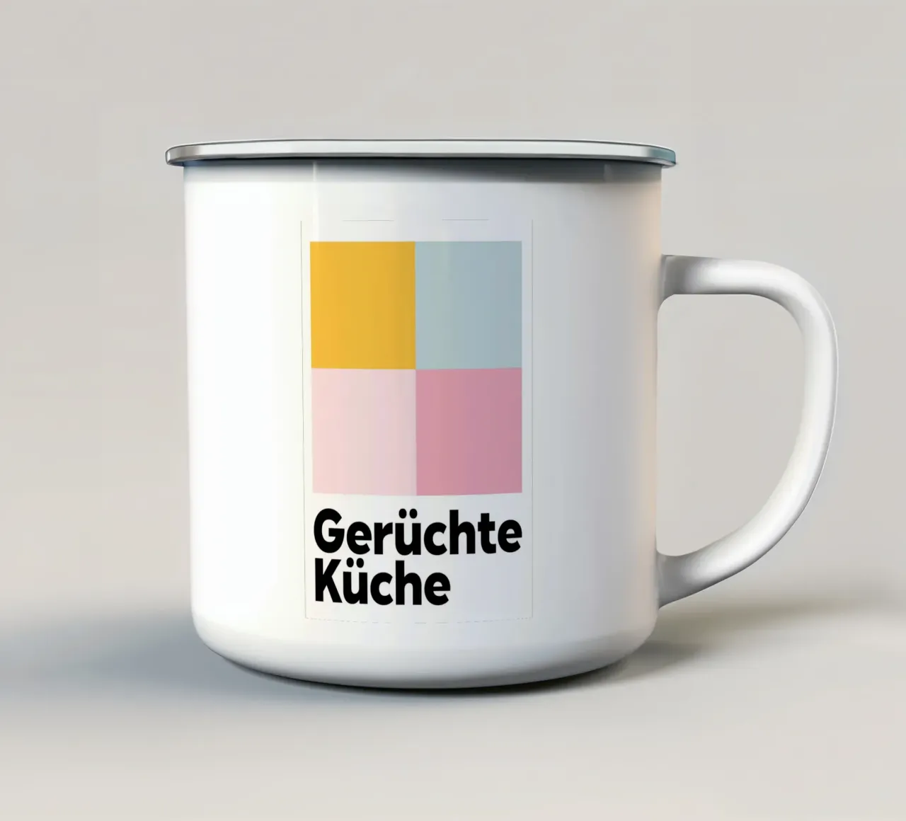Gerüchteküche Pastell tazza in smalto da BAINAI