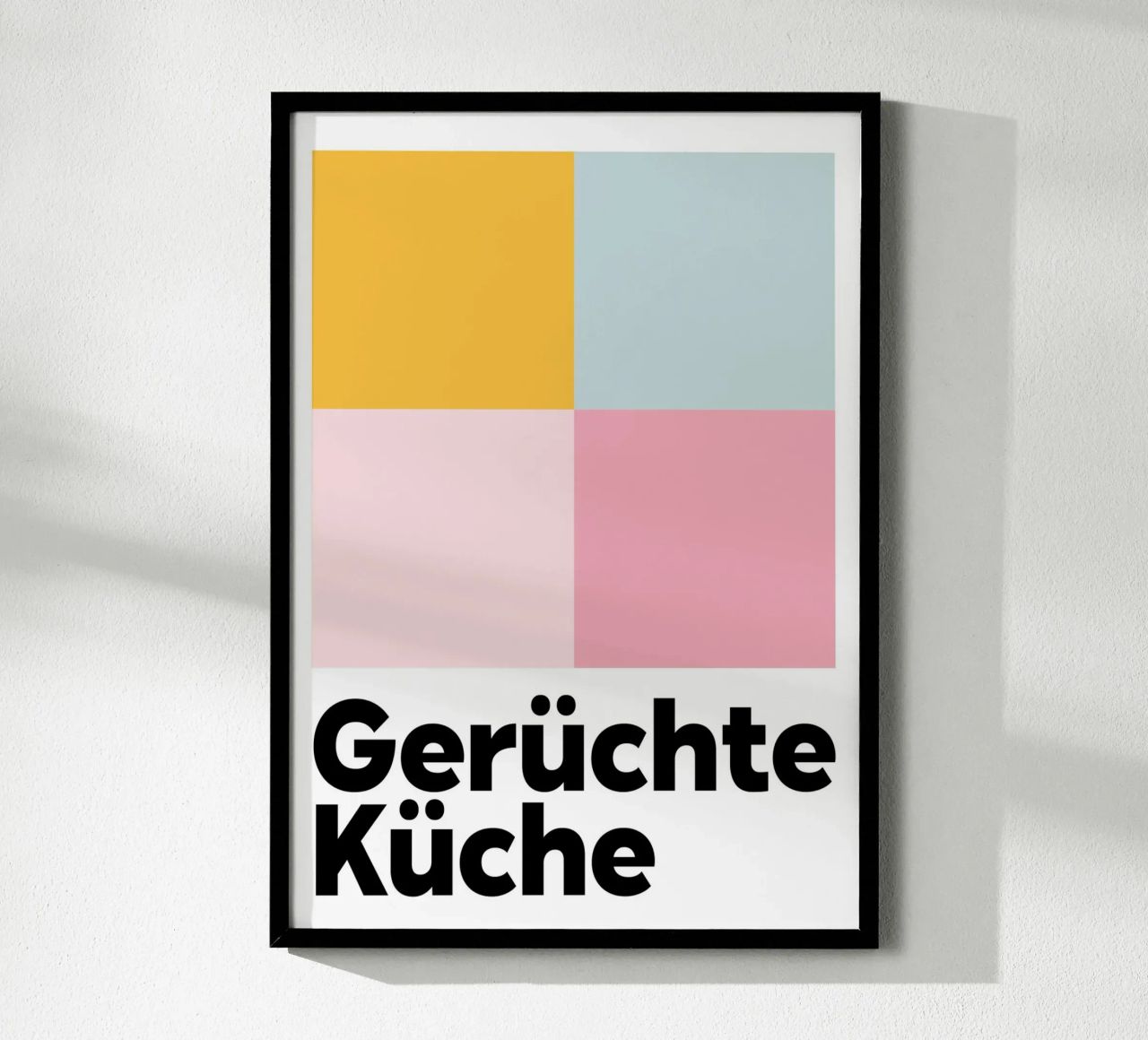 Gerüchteküche Pastell Poster von BAINAI