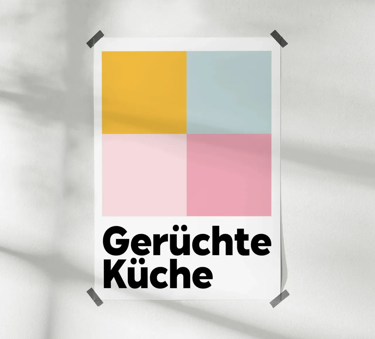 Gerüchteküche Pastell poster da BAINAI