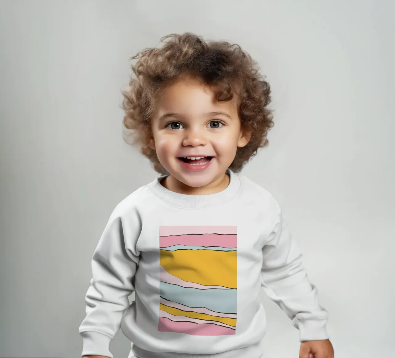 Pastell Candy Lines felpa neonato da BAINAI