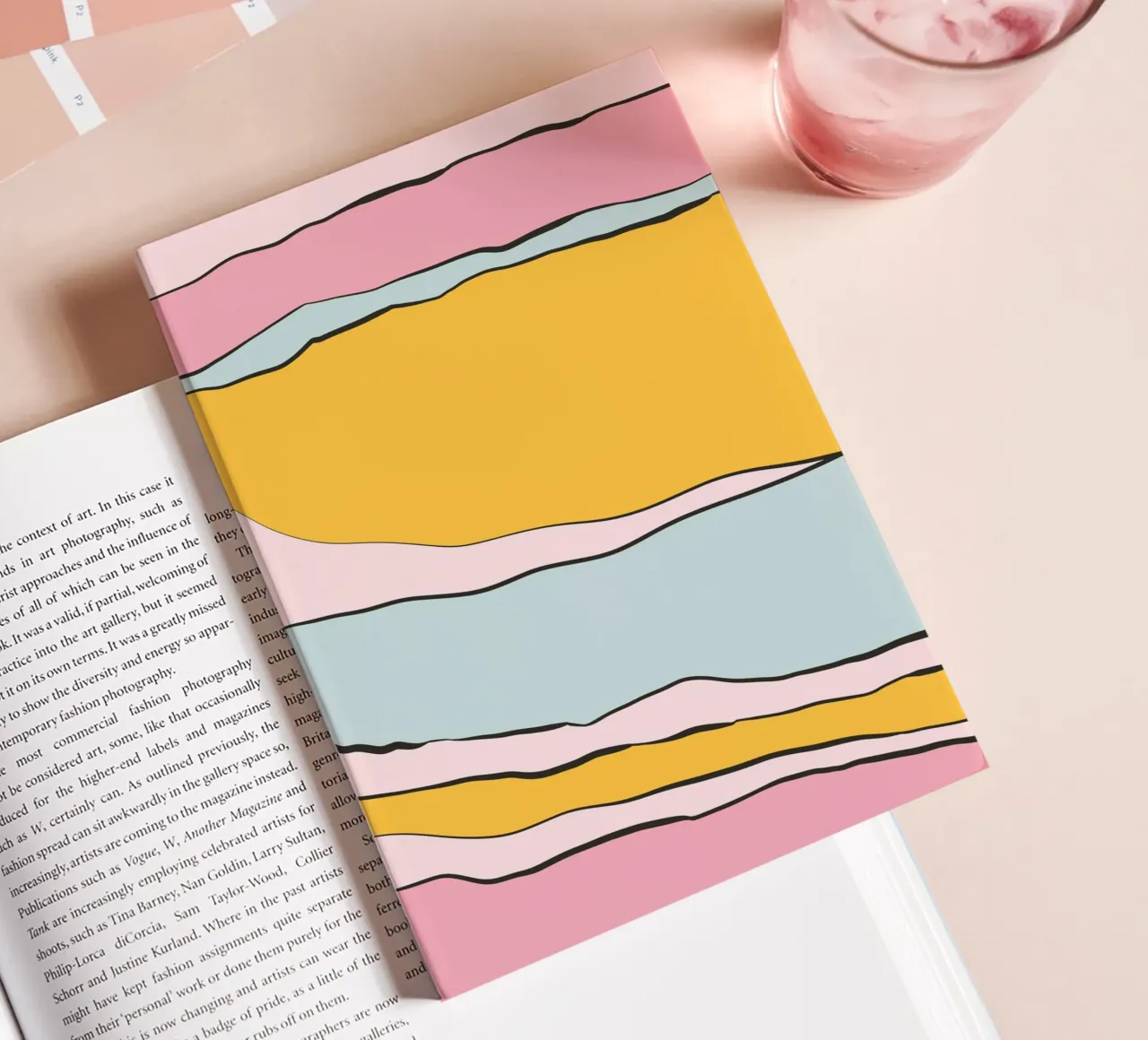 Pastell Candy Lines notebook by BAINAI