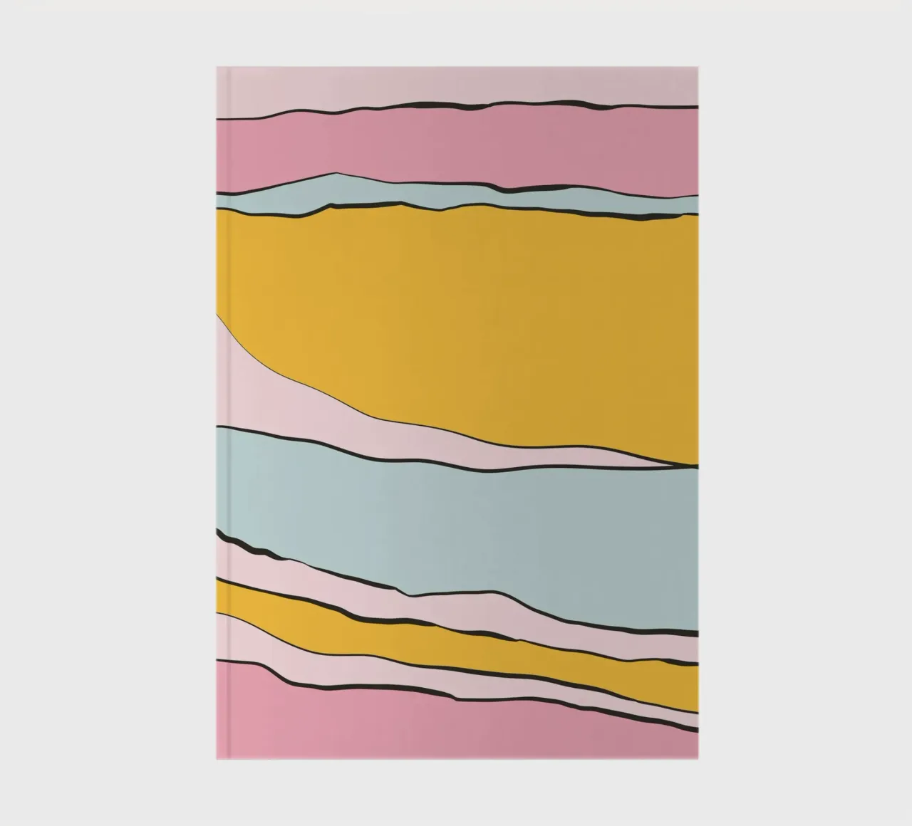 Pastell Candy Lines notebook by BAINAI