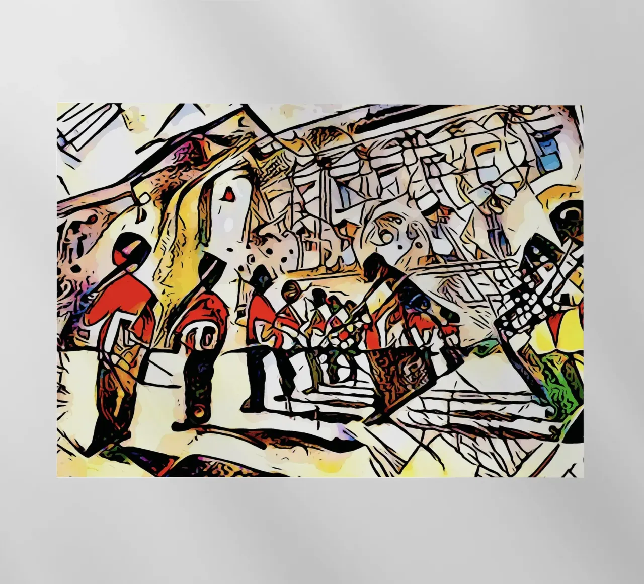 Kandinsky incontra Londra #1 pellicola backlit da ZAMART