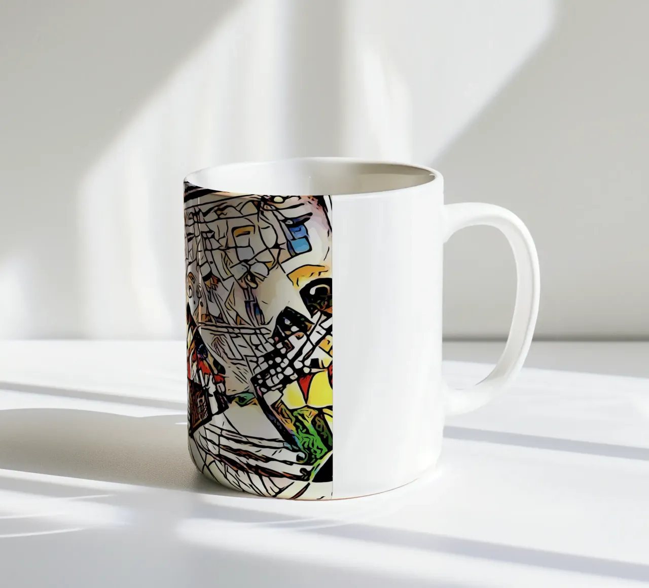 Kandinsky incontra Londra #1 tazza in ceramica da ZAMART