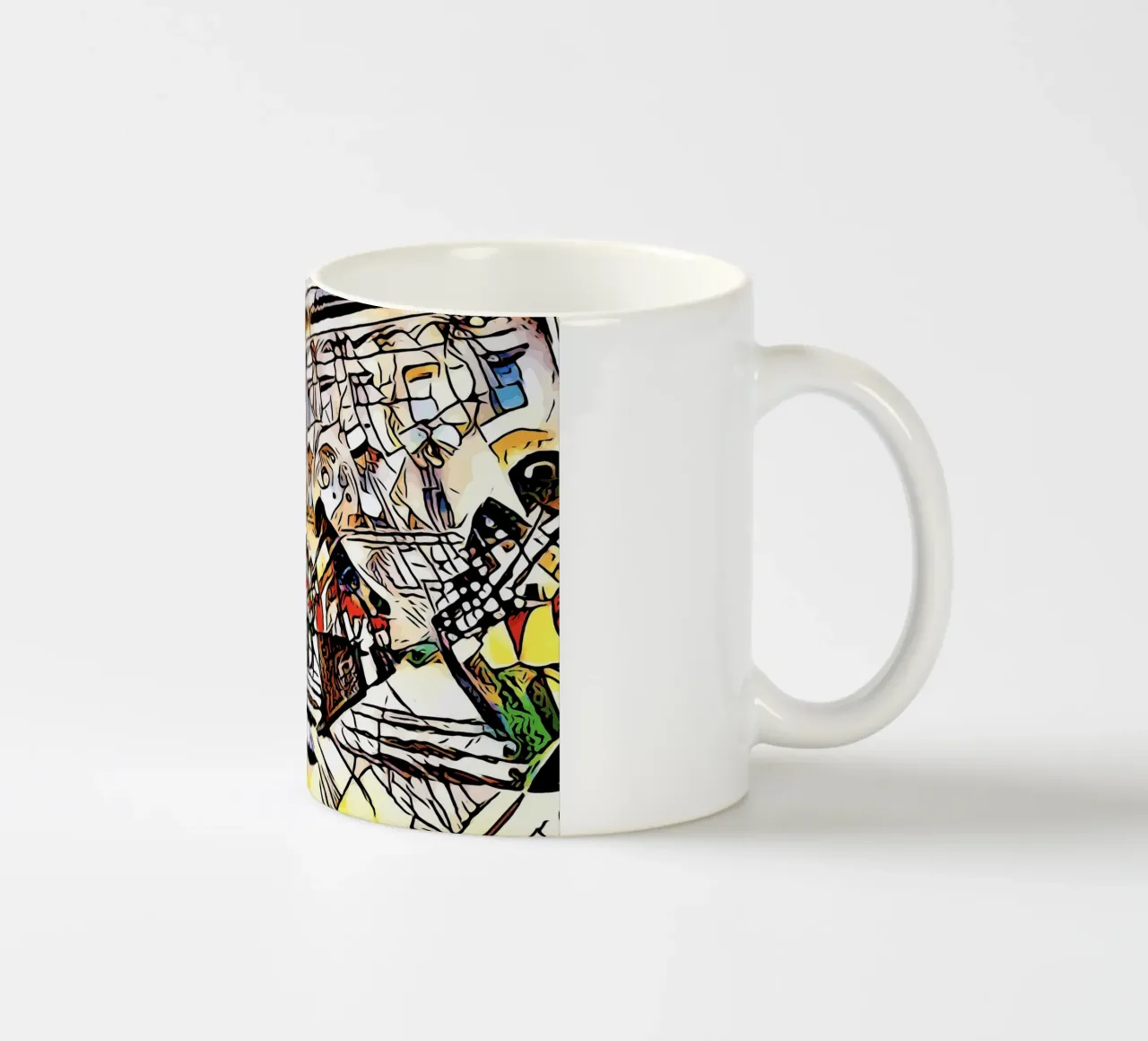 Kandinsky incontra Londra #1 tazza in ceramica da ZAMART