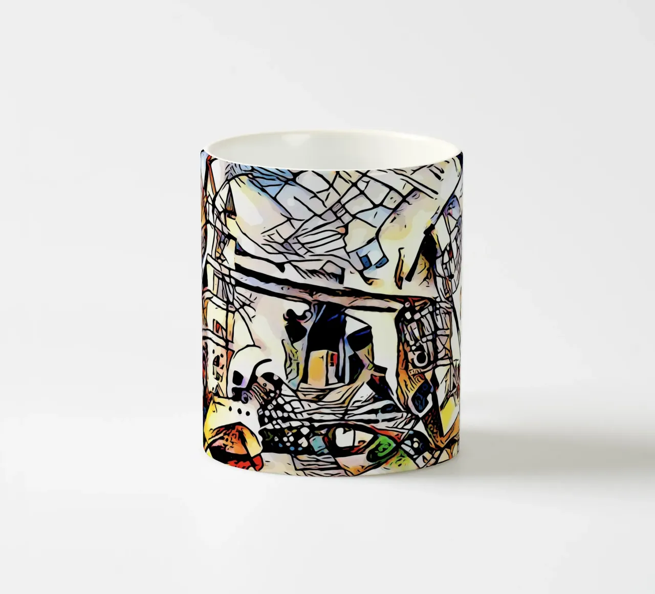 Kandinsky incontra Londra #5 tazza in ceramica da ZAMART