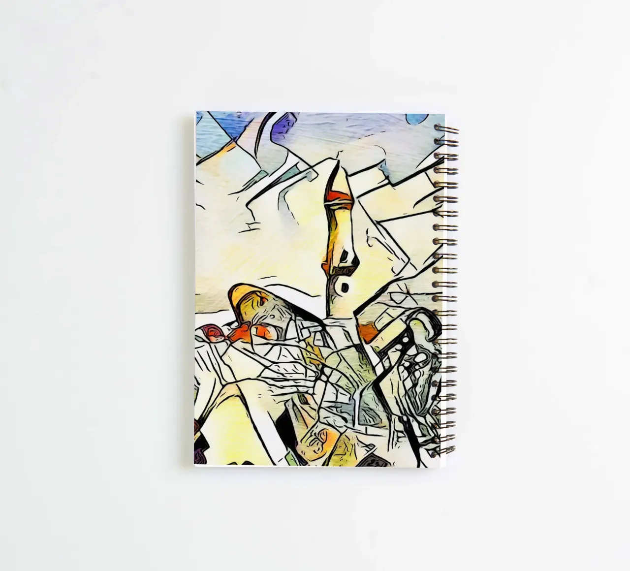 Kandinsky trifft Warnemünde, Leuchtturm Ringbuch von ZAMART