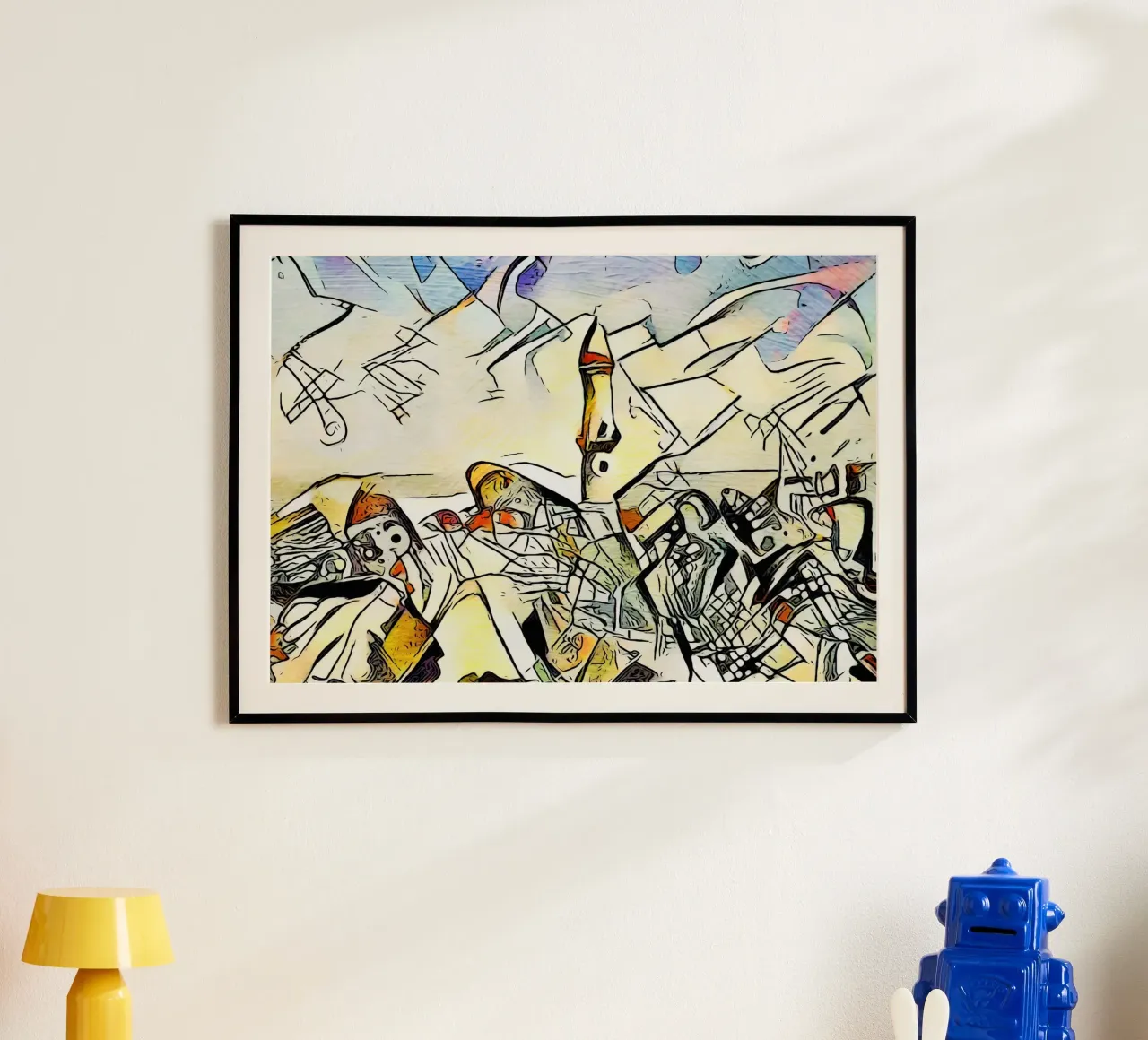 Kandinsky incontra Warnemünde, faro carta hahnemühle da ZAMART