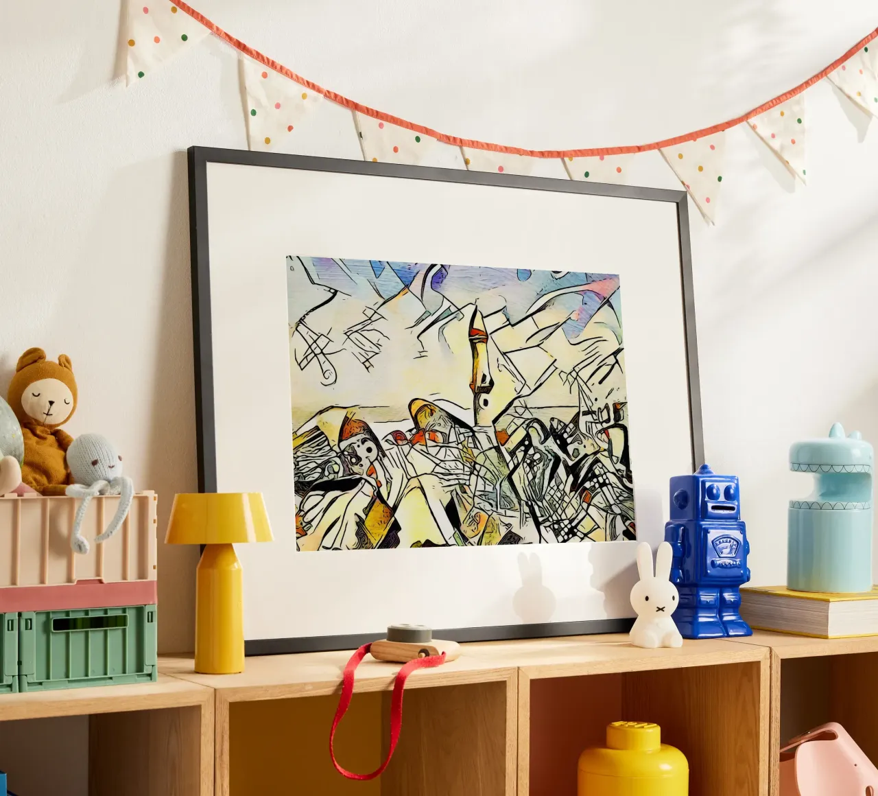 Kandinsky incontra Warnemünde, faro carta hahnemühle da ZAMART