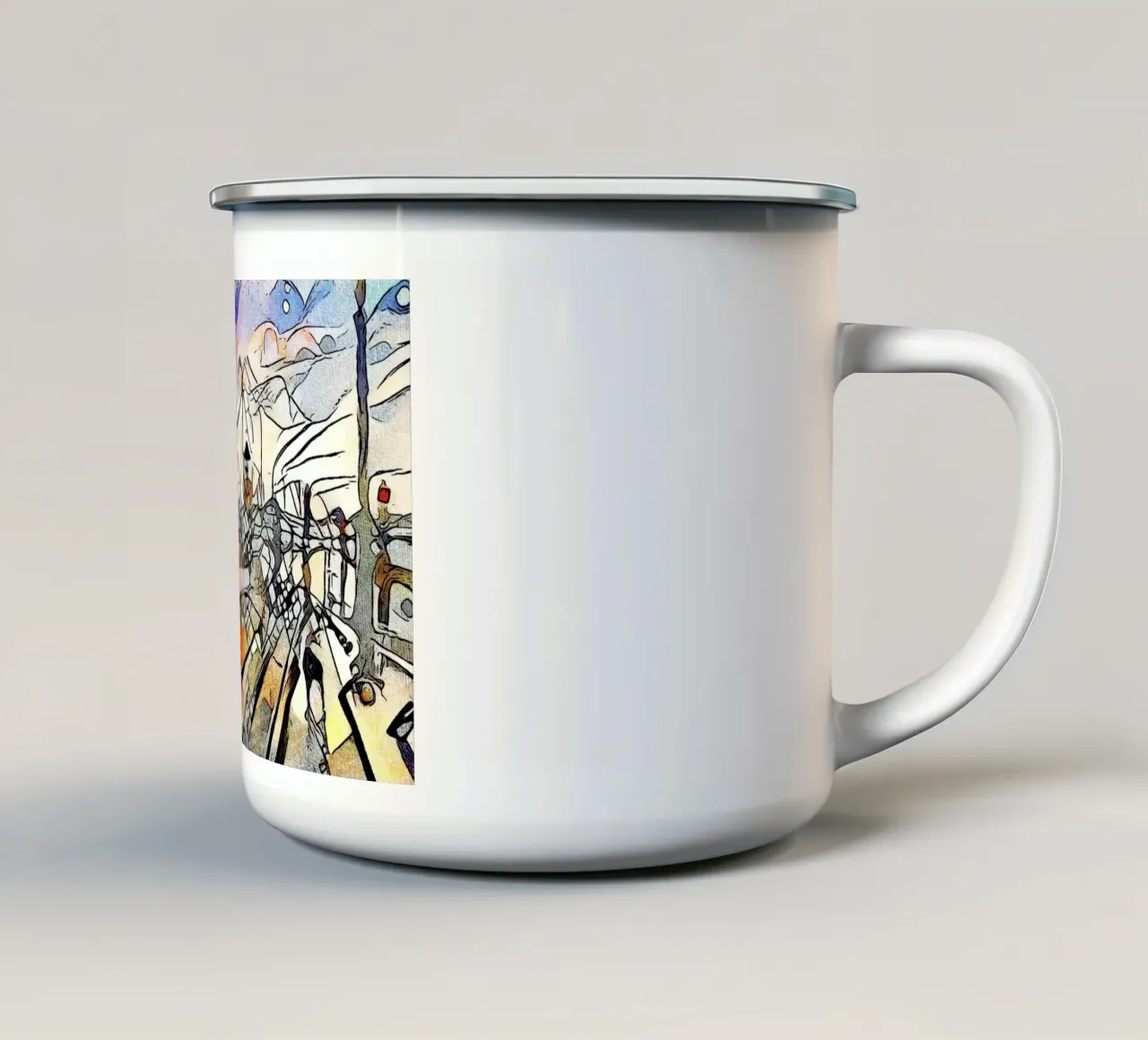 Molo, Amburgo tazza in smalto da ZAMART