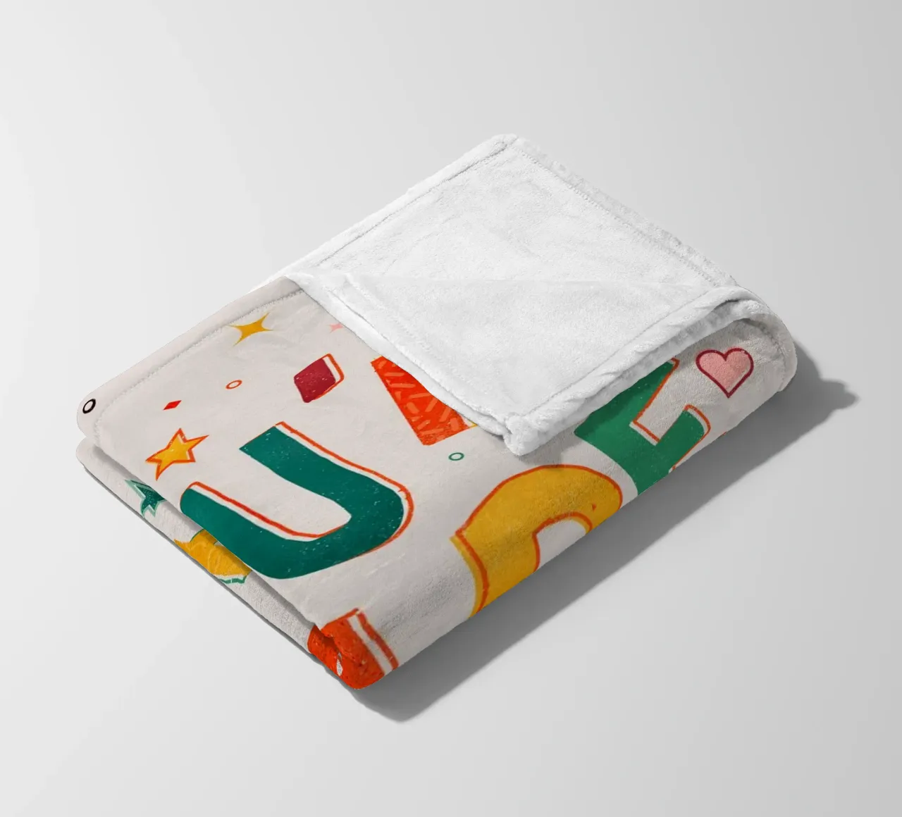 YOU'RE MADE OF MAGIC - colorful letters coperta in pile da showmemars