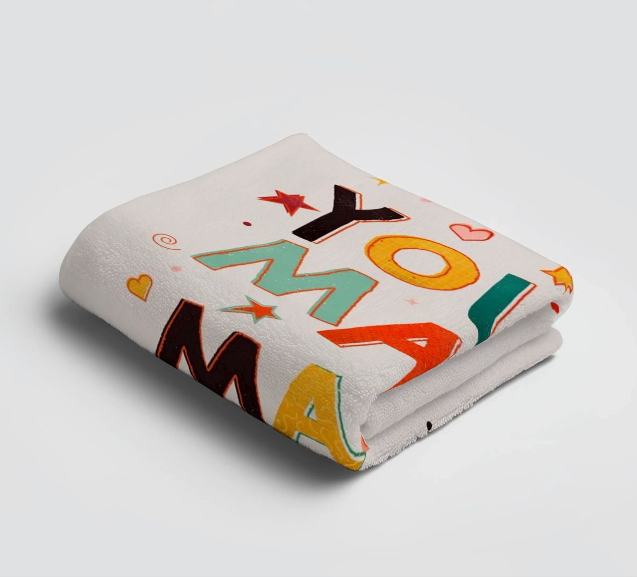 YOU'RE MADE OF MAGIC - colorful letters asciugamano da bagno da showmemars