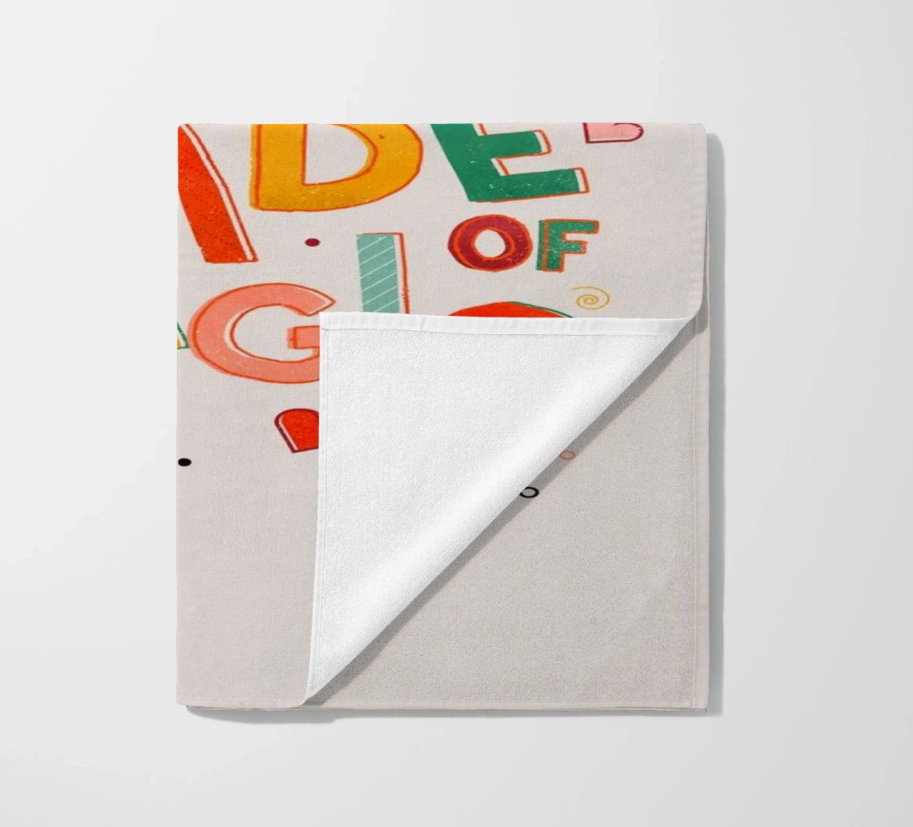 YOU'RE MADE OF MAGIC - colorful letters telo mare da showmemars