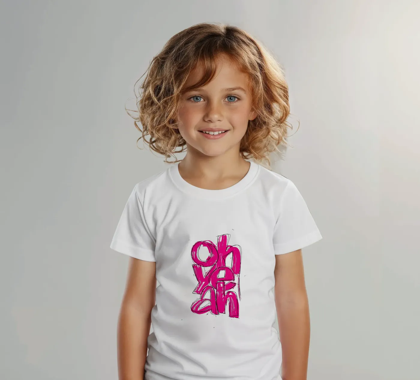 oh yeah t-shirt bambini da LIMITED EDITION LETTERS