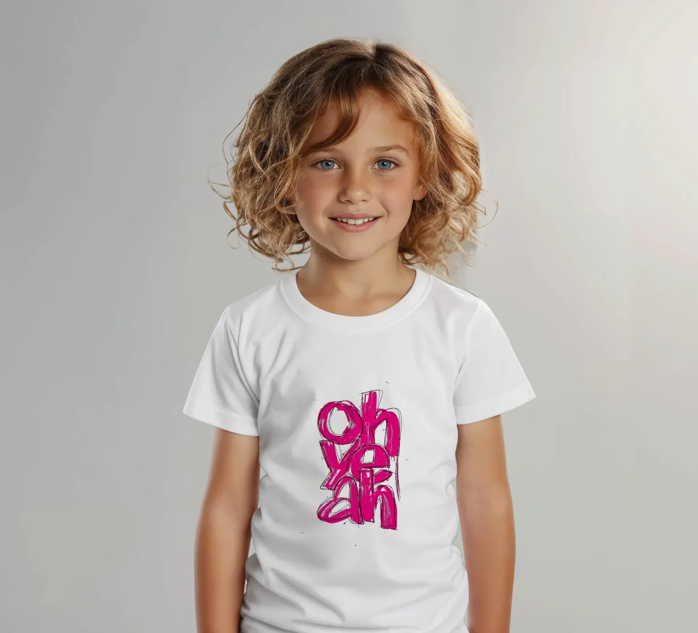 oh yeah t-shirt bambini da LIMITED EDITION LETTERS