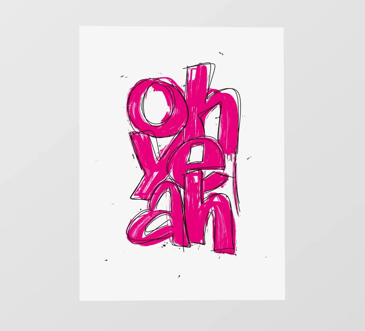 oh yeah photo wallpaper by LIMITED EDITION LETTERS